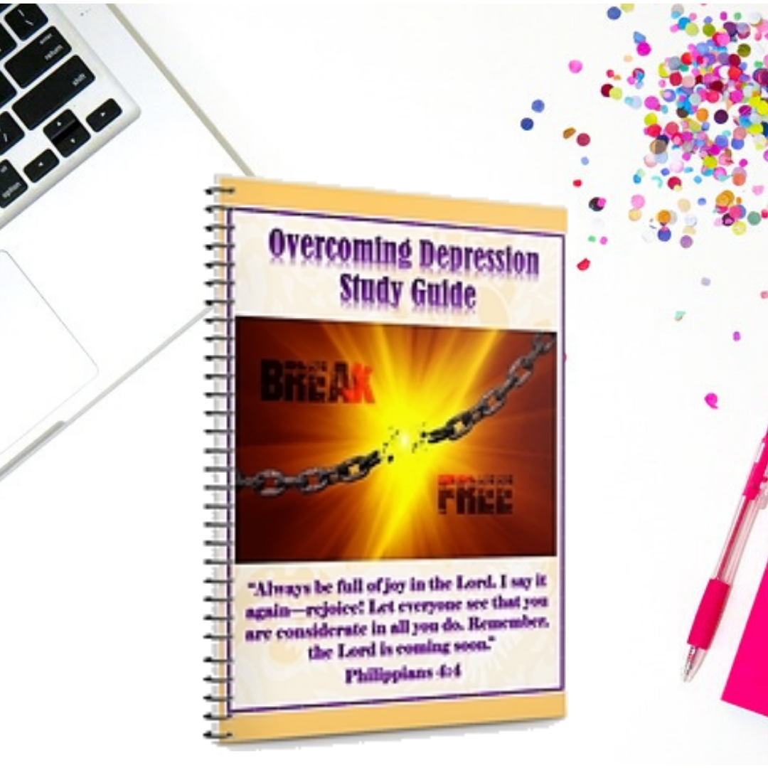 Overcoming Depression Study Guide {48 pages}
